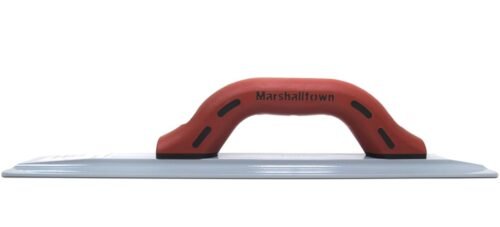 MARSHALLTOWN Flotador de mano de magnesio de extremo biselado de 16 pulgadas, hormigón, mango DuraSoft, hoja de magnesio fundido, fabricado en los Est