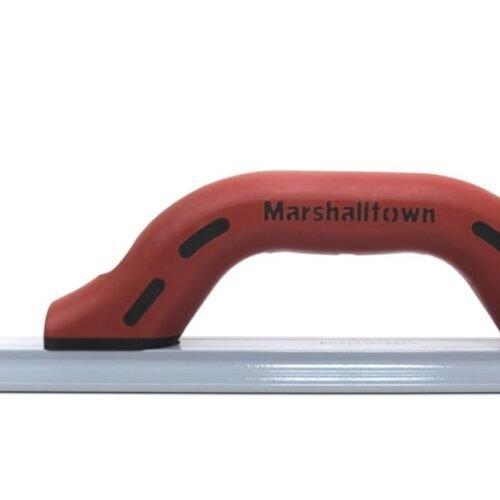 MARSHALLTOWN Flotador de mano de magnesio de extremo biselado de 16 pulgadas, hormigón, mango DuraSoft, hoja de magnesio fundido, fabricado en los Est
