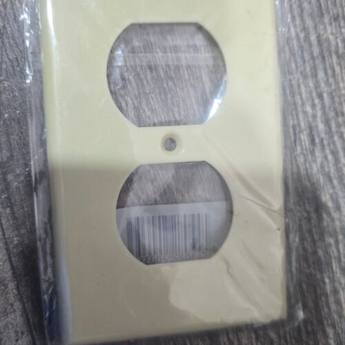 CUBIERTA PLASTICA / TAPA ELETRICA DE PARED / CREMA MARFIL