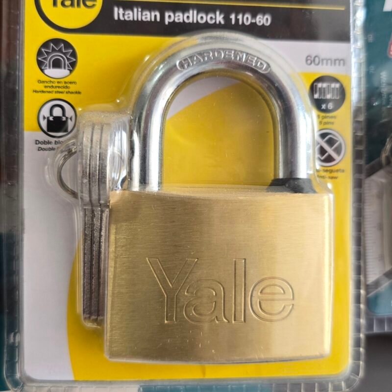 CANDADO YALE 70MM 110-70 / 0001110/ 003712
