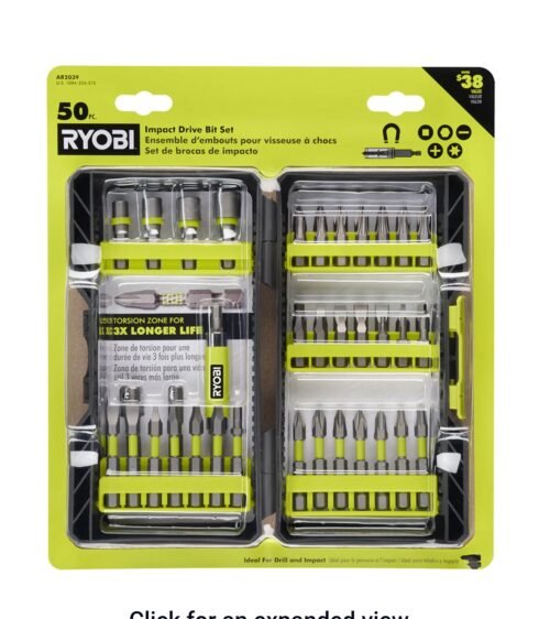 RYOBI 130 PC  PAQUETE MULTIPLES PARA TALADRO Y ATORNILLADOR  / A981303QP
