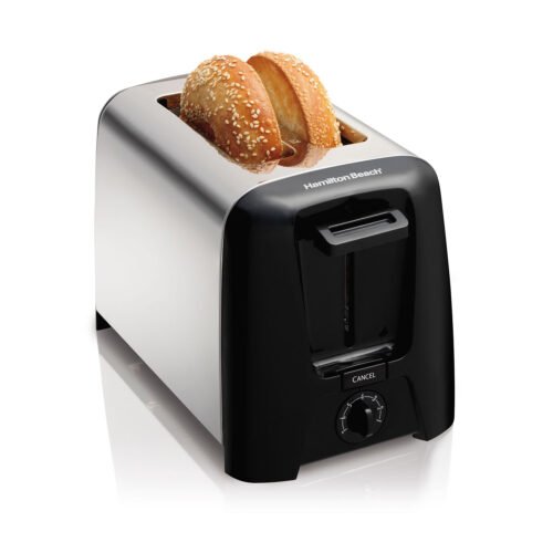 HALMILTON BEACH / GOOD THINKING / Chrome Toaster 2 slice /22614R