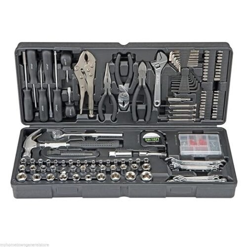 PITTSBURGHPC130 pc tool kit case home repair kit 64263 new