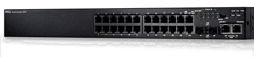 Dell PowerConnect 3524P Switch 24X 100Mbit PoE + 2X SFP - 0P489K