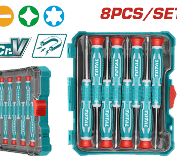 JUEGO DESTORNILLADOR TOTAL THT250826 PRECISION 8 PZAS