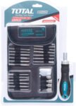 JUEGO DESTORNILLADOR TOTAL TACSD30266 26 PZAS PUNTAS INTERCAMBIABLES / 047565