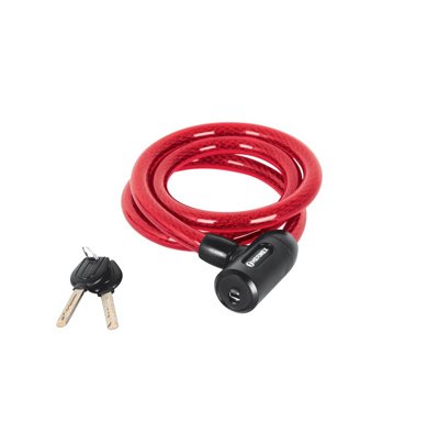 CANDADO HERMEX CB-15 CON CABLE CON LLAVE 15 MM 1.20M 43920 /026284