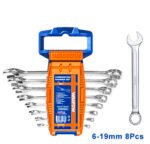 JUEGO LLAVES COMBINADAS WADFOW WSP1208 8/1 PZAS 6-19MM /058189