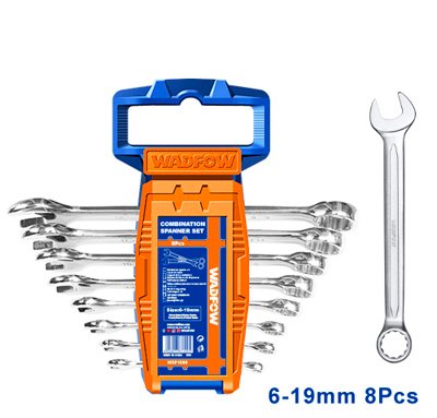 058189_0619.jpg JUEGO LLAVES COMBINADAS WADFOW WSP1208 8/1 PZAS 6-19MM /058189