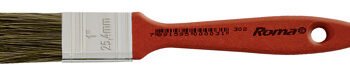 BROCHA ROMA 302003 1" MANGO ROJO PELO GRIS SINTETICO/ 025760
