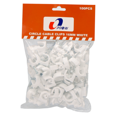 GRAPA ELECTRICA PROW 16MM BLANCO 16MM CLAVO ACERO 100/1 /062860