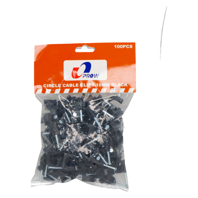 GRAPA ELECTRICA PROW 16MM NEGRO 16MM CLAVO ACERO 100/1 /062866
