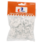GRAPA ELECTRICA PROW 10MM BLANCO 10MM CLAVO ACERO 100/1/062858