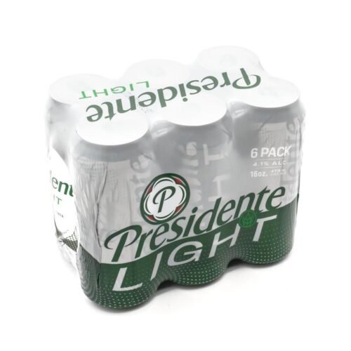 Presidente Light Beer 6 Units / 473 mL / 16 oz /495672
