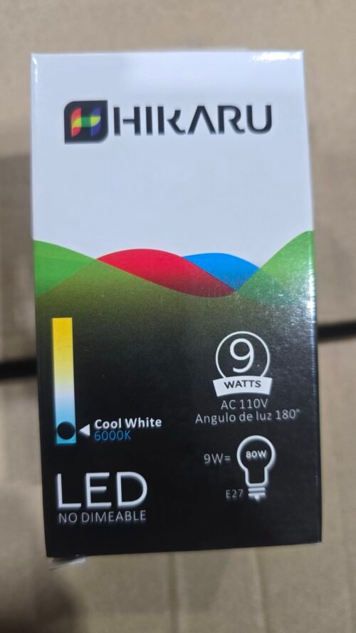 HIKARU BOMBILLO LED 9 WATTS