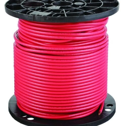 CERROWIRE THHN 10G CALIBRE 12 NEGRO SÓLIDO COBRE ALAMBRE 500 FT CARRETE 10 AWG